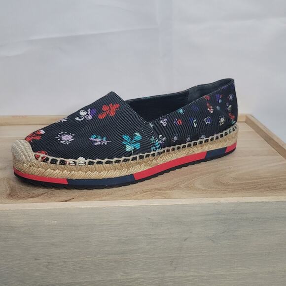 Diane Von Furstenberg- Women's Tulum Espadrilles- Shoes- Navy- Size 6 - Picture 2 of 7